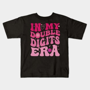 In My Double Digits Era 10th Birthday 10 Year Old Kids T-Shirt